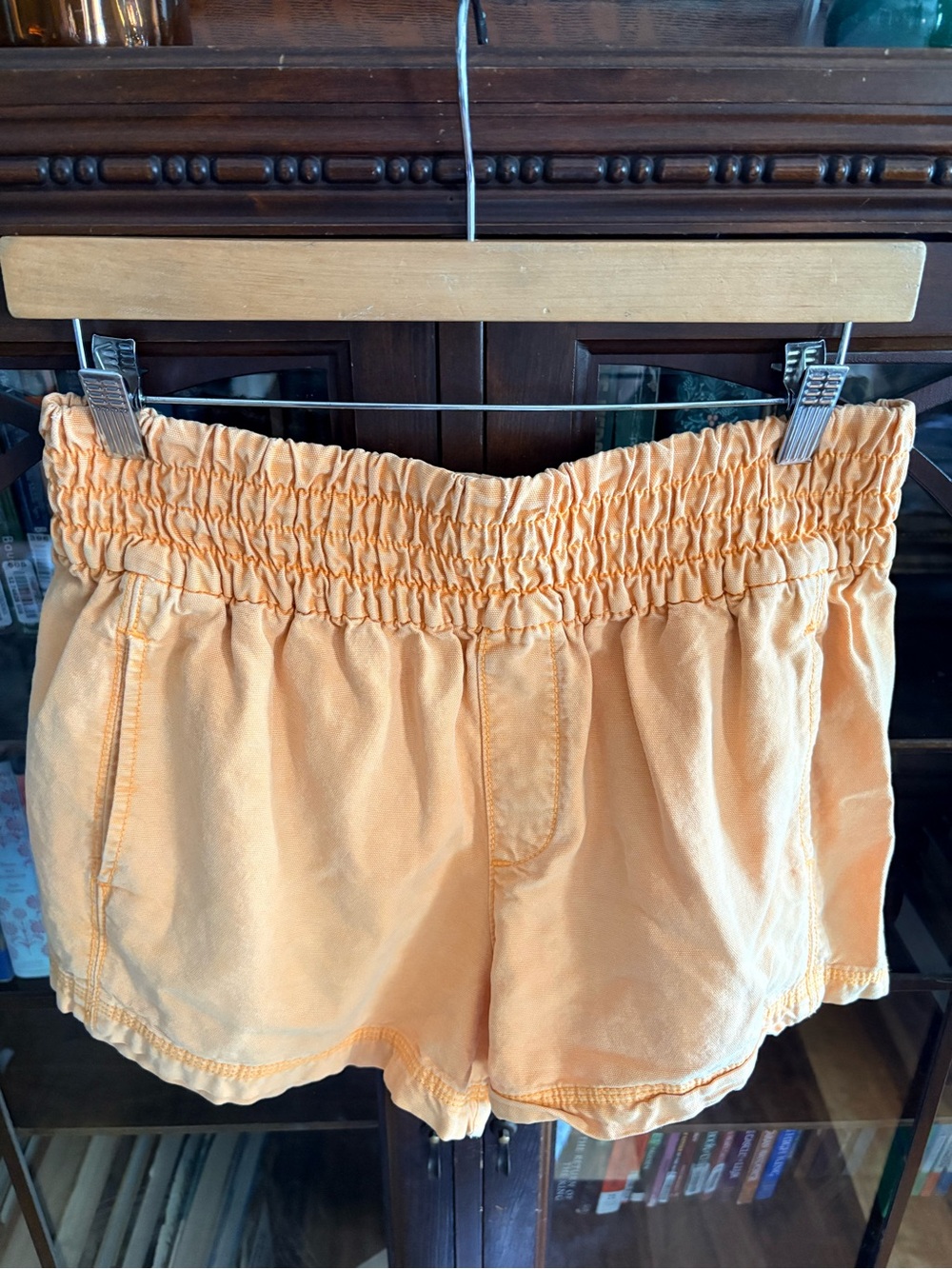 Aerie Women’s High Waisted Orange Shorts